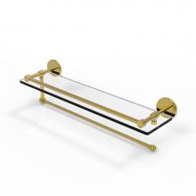 Allied Brass P1000-1PT/22-GAL-PB - Prestige Skyline Collection Paper Towel Holder with 22 Inch Gallery Glass Shelf