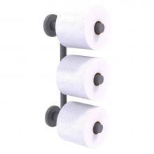 Allied Brass P1000-24-3-GYM - Prestige Skyline Collection 3 Roll Reserve Roll Toilet Paper Holder - Matte Gray