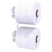 Allied Brass P1000-24-RR-2-SCH - Prestige Skyline Collection 2 Roll Reserve Roll Toilet Paper Holder - Satin Chrome