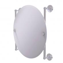 Allied Brass P1000-27-90-SCH - Prestige Skyline Collection Round Frameless Rail Mounted Mirror