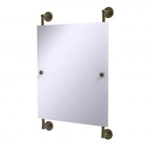 Allied Brass P1000-27-92-ABR - Prestige Skyline Collection Rectangular Frameless Rail Mounted Mirror