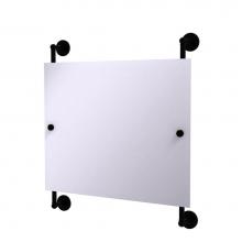 Allied Brass P1000-27-93-BKM - Prestige Skyline Landscape Rectangular Frameless Rail Mounted Mirror