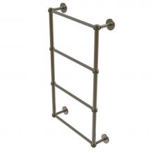Allied Brass P1000-28D-36-ABR - Prestige Skyline Collection 4 Tier 36 Inch Ladder Towel Bar with Dotted Detail