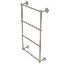 Allied Brass P1000-28G-24-PNI - Prestige Skyline Collection 4 Tier 24 Inch Ladder Towel Bar with Groovy Detail