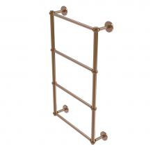 Allied Brass P1000-28T-30-BBR - Prestige Skyline Collection 4 Tier 30 Inch Ladder Towel Bar with Twisted Detail