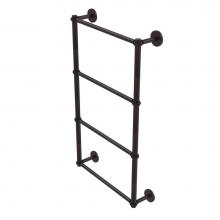 Allied Brass P1000-28T-30-VB - Prestige Skyline Collection 4 Tier 30 Inch Ladder Towel Bar with Twisted Detail