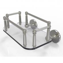 Allied Brass P1000-GT-5-SN - Prestige Skyline Collection Wall Mounted Glass Guest Towel Tray