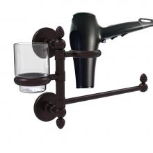 Allied Brass P1000-GTBD-1-ABZ - Prestige Skyline Collection Hair Dryer Holder and Organizer
