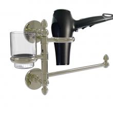 Allied Brass P1000-GTBD-1-PNI - Prestige Skyline Collection Hair Dryer Holder and Organizer