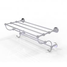 Allied Brass P1000-HTL/24-5-PC - Prestige Skyline Collection 24 Inch Train Rack Towel Shelf