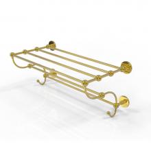 Allied Brass P1000-HTL/36-5-PB - Prestige Skyline Collection 36 Inch Train Rack Towel Shelf