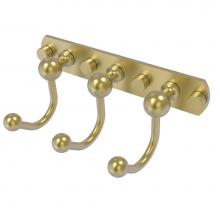Allied Brass P1020-3-SBR - Prestige Skyline Collection 3 Position Multi Hook