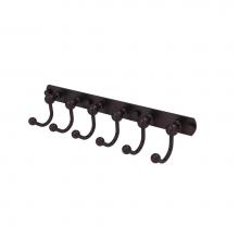 Allied Brass P1020-6-ABZ - Prestige Skyline Collection 6 Position Tie and Belt Rack