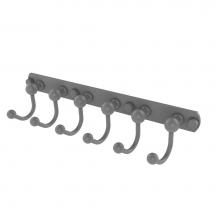 Allied Brass P1020-6-GYM - Prestige Skyline Collection 6 Position Tie and Belt Rack