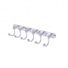Allied Brass P1020-6-PC - Prestige Skyline Collection 6 Position Tie and Belt Rack