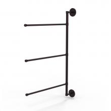 Allied Brass P1027/3/16/28-ABZ - Prestige Skyline Collection 3 Swing Arm Vertical 28 Inch Towel Bar