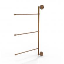 Allied Brass P1027/3/16/28-BBR - Prestige Skyline Collection 3 Swing Arm Vertical 28 Inch Towel Bar