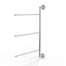 Allied Brass P1027/3/16/28-PC - Prestige Skyline Collection 3 Swing Arm Vertical 28 Inch Towel Bar