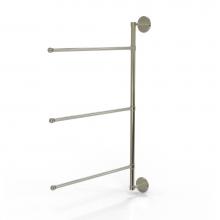 Allied Brass P1027/3/16/28-PNI - Prestige Skyline Collection 3 Swing Arm Vertical 28 Inch Towel Bar
