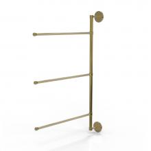 Allied Brass P1027/3/16/28-UNL - Prestige Skyline Collection 3 Swing Arm Vertical 28 Inch Towel Bar