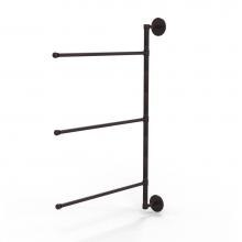Allied Brass P1027/3/16/28-VB - Prestige Skyline Collection 3 Swing Arm Vertical 28 Inch Towel Bar