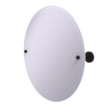 Allied Brass P1090-ORB - Frameless Round Tilt Mirror with Beveled Edge