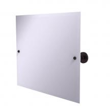 Allied Brass P1093-ABZ - Frameless Landscape Rectangular Tilt Mirror with Beveled Edge