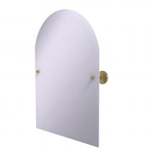 Allied Brass P1094-UNL - Prestige Skyline Collection Frameless Arched Top Tilt Mirror with Beveled Edge