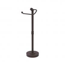 Allied Brass P-180-FSETP-ORB - Pipeline Collection Free Standing Euro Style Toilet Tissue Stand