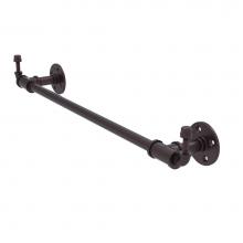 Allied Brass P-250-24-TBHK-ABZ - Pipeline Collection 24 Inch Towel Bar with Integrated Hooks