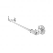 Allied Brass P-250-30-TBHK-WHM - Pipeline Collection 30 Inch Towel Bar with Integrated Hooks