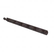 Allied Brass P-300-HK-6-ORB - Pipeline Collection 6 Position Tie and Belt Rack
