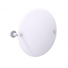 Allied Brass P-350-TM90-WHM - Pipeline Collection Frameless Round Wall Mounted Tilt Mirror