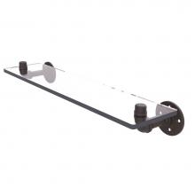 Allied Brass P-400-22-GS-ORB - Pipeline Collection 22 Inch Glass Shelf