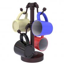 Allied Brass P-80-MGH-4-ABZ - Pipeline Collection Countertop 4 Coffee Mug Holder - Antique Bronze