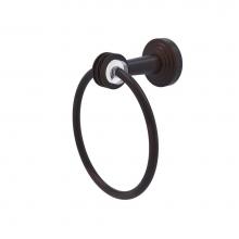 Allied Brass PB-16D-VB - Pacific Beach Collection Towel Ring with Dotted Accents