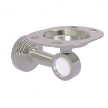 Allied Brass PB-26-SN - Pacific Beach Collection Tumbler and Toothbrush Holder