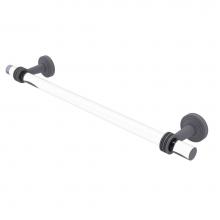 Allied Brass PB-41D-24-GYM - Pacific Beach Collection 24 Inch Towel Bar with Dotted Accents