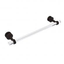 Allied Brass PB-41D-SM-18-ORB - Pacific Beach Collection 18 Inch Shower Door Towel Bar with Dotted Accents