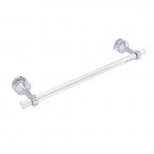 Allied Brass PB-41G-SM-18-SCH - Pacific Beach Collection 18 Inch Shower Door Towel Bar with Groovy Accents