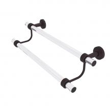 Allied Brass PB-72-24-ABZ - Pacific Beach Collection 24 Inch Double Towel Bar