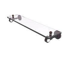 Allied Brass PG-1-22-VB - Pacific Grove Collection 22 Inch Glass Shelf