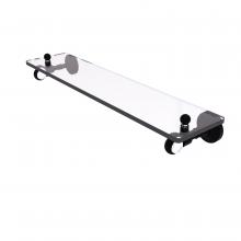 Allied Brass PG-1T-22-BKM - Pacific Grove Collection 22 Inch Glass Shelf with Twisted Accents