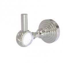 Allied Brass PG-20T-SN - Pacific Grove Collection Robe Hook with Twisted Accents