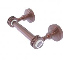 Allied Brass PG-24D-CA - Pacific Grove Collection Two Post Toilet Paper Holder with Dotted Accents