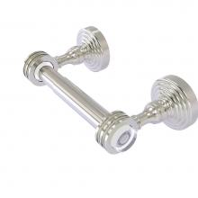 Allied Brass PG-24D-SN - Pacific Grove Collection Two Post Toilet Paper Holder with Dotted Accents