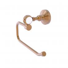 Allied Brass PG-24ET-BBR - Pacific Grove Collection European Style Toilet Tissue Holder with Twisted Accents