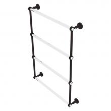 Allied Brass PG-28-24-ORB - Pacific Grove Collection 4 Tier 24 Inch Ladder Towel Bar - Oil Rubbed Bronze