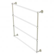 Allied Brass PG-28T-36-PNI - Pacific Grove Collection 4 Tier 36 Inch Ladder Towel Bar with Twisted Accents - Polished Nickel