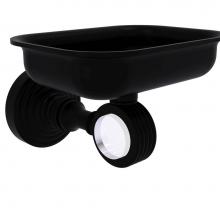 Allied Brass PG-32G-BKM - Pacific Grove Collection Wall Mounted Soap Dish Holder with Groovy Accents